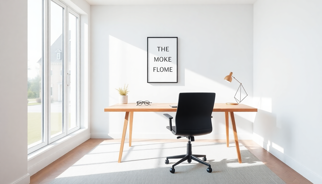 The Minimalist's Guide to a Modern and Motivating Home Office