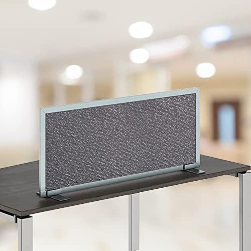 OBEX Acoustical Free Standing Privacy Screen, Cubicle Accessories Desk Privacy Panel, Desk Dividers for Office, Office Furniture Partitions Portable Sound Proof Dividers, 24" x 60", Graphite