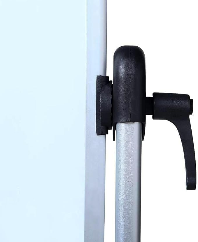 VIZ-PRO Double-Sided Magnetic Mobile Whiteboard, 96 x 48 Inches, Rolling Dry Erase Board Easel Stand on Wheels with Aluminium Frame for School Office Home 8' x 4'