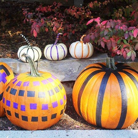 Black Painters Tape,0.7inch x 60 Yds x 3 Rolls (180 Yards Total) - Medium Adhesive Masking Tape for Painting,Labeling,DIY Crafting,Decoration and School Projects