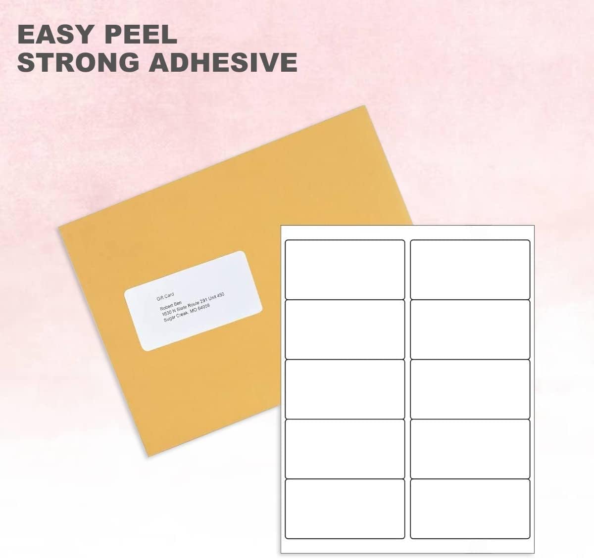 BESTEASY 10-UP Address Labels,/Address Mailing Labels 8000 Sheets Shipping Sticker Labels Compatible Laser/Ink Jet Shipping Labels(80000 Labels)