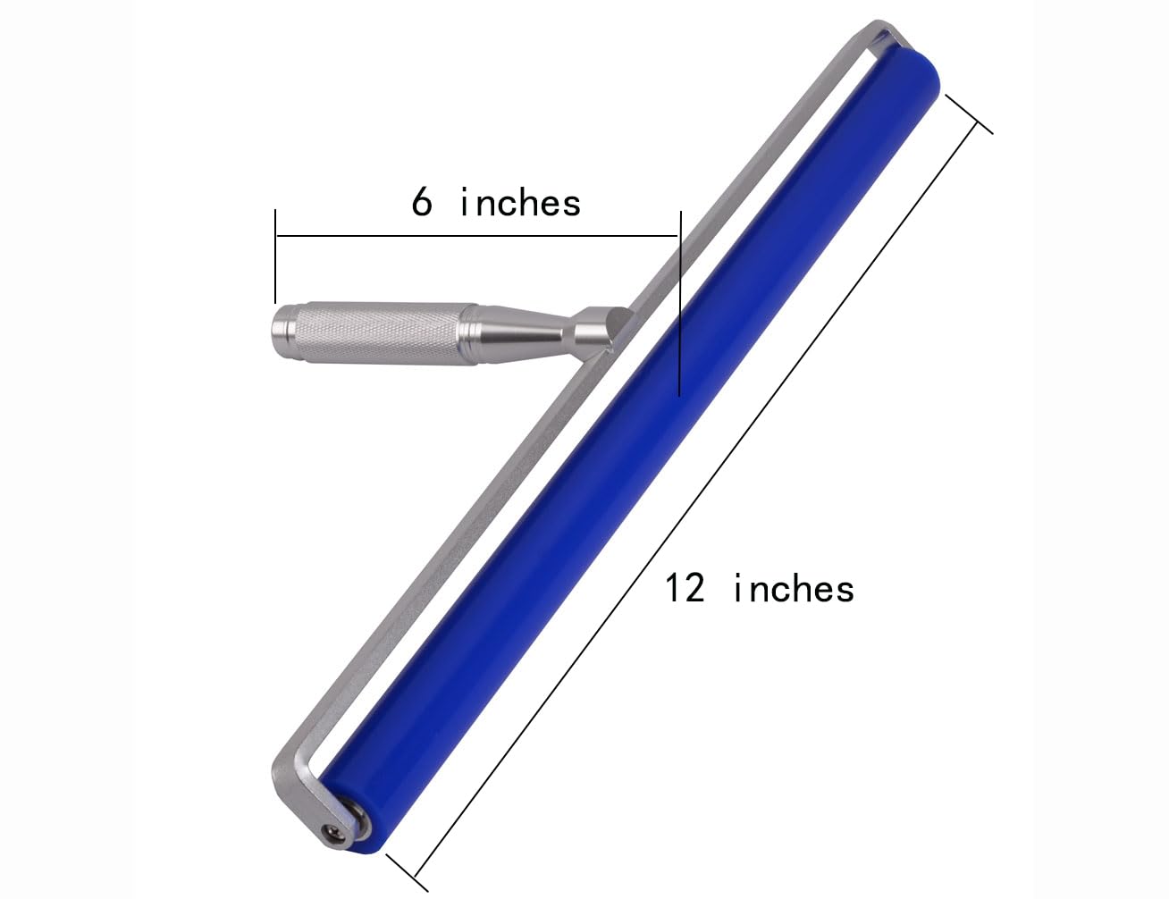 4-20 inch Glue Silicone Rubber Pasting Tacky Soft Roller Record Cleaner Squeegee Wheel Anti-Static Sticky Dust Collection for Film Application Craft Project Particle Remove Electronic Industry (12")