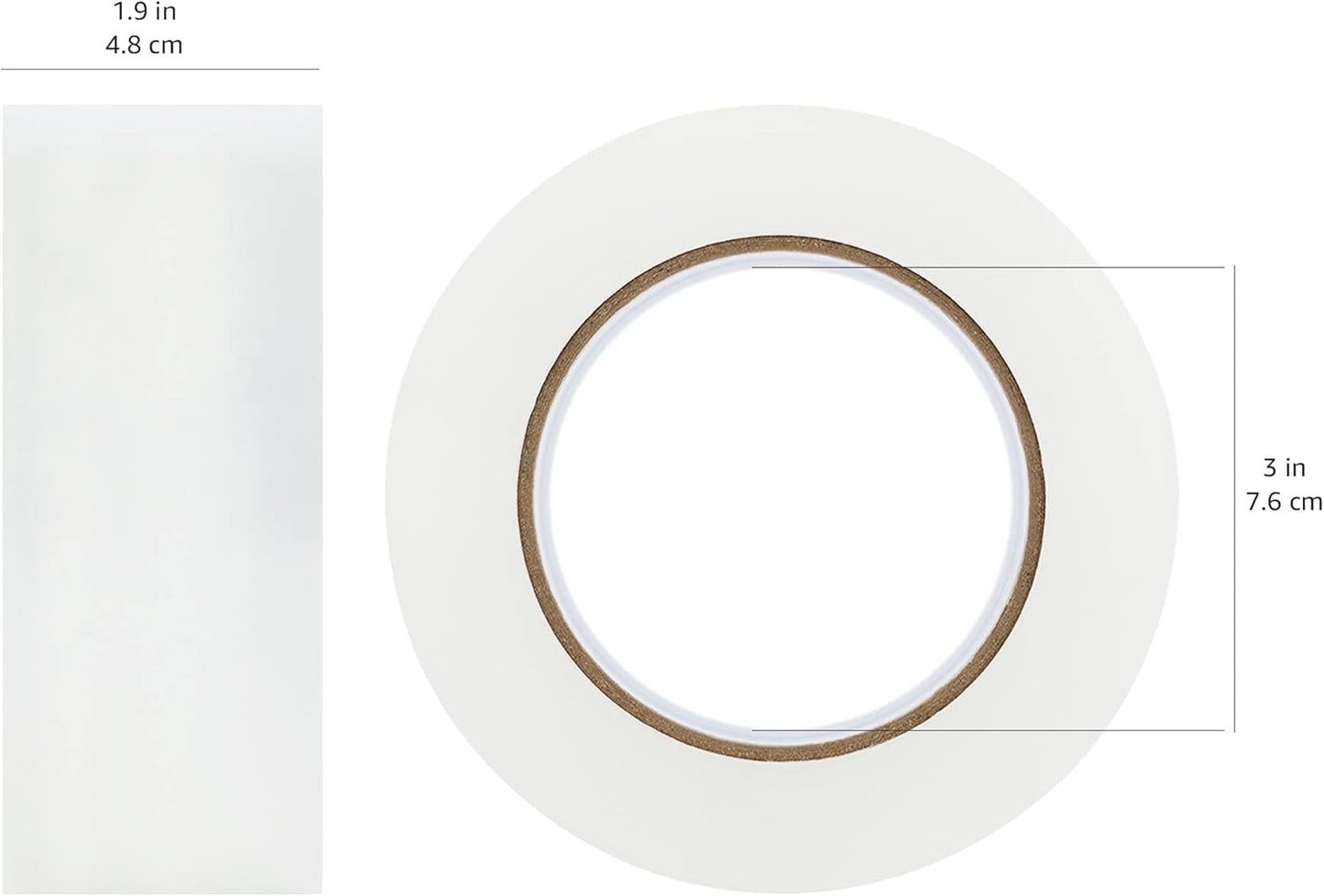 Amazon Basics Packing Tape for Moving boxes, Shipping Tape Refills, Clear, 1.88-Inch Wide x 109 Yards, 6-Pack, Total 654 Yards