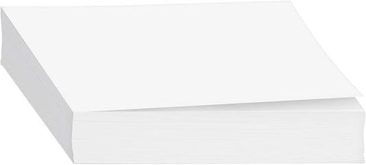 White Memo Sheets, 20lb Paper, 500 Sheets Per Pack (5 x 7)