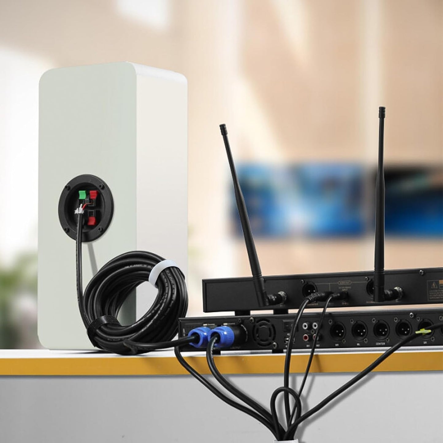 50PCS 6 Inch Reusable Cable Ties,Adjustable Cable Management,Cord Organizer,Cable Organizer,Multi-Purpose Wire Ties(Multi-color)