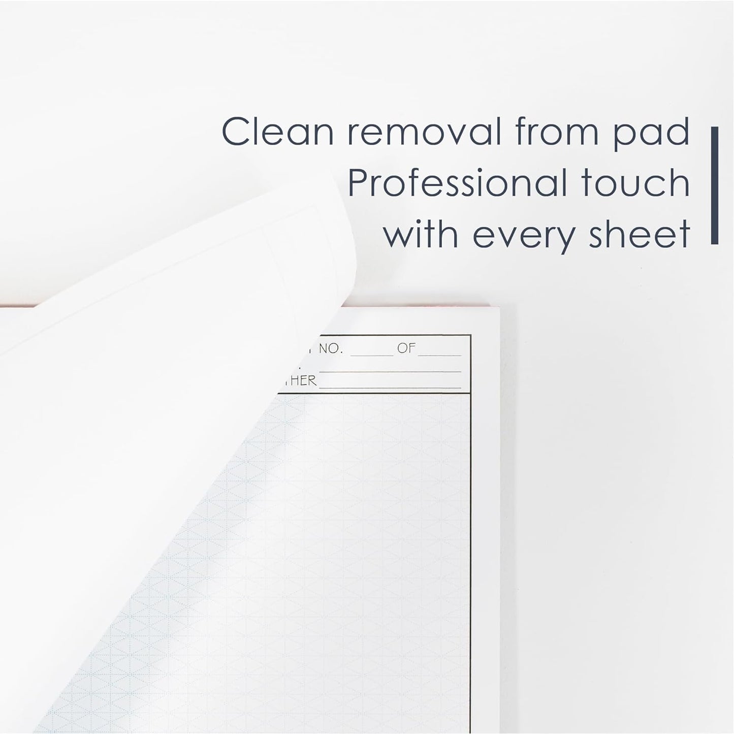 8.5" x 11" Isometric Graph Paper 50 Sheets Landscape - 0.25" Grid, Non-photo Blue, High Brightness, Drafting, Engineering, Art, 3D Design (3-Pack)