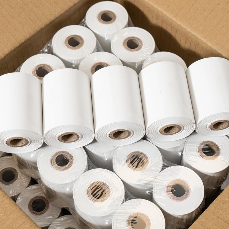 2-1/4"" x 85' Thermal, 25 Rolls, Compatible with Square Terminals, Verifone VX510 VX570 FD50, First Data FD50 FD55 FD100ti
