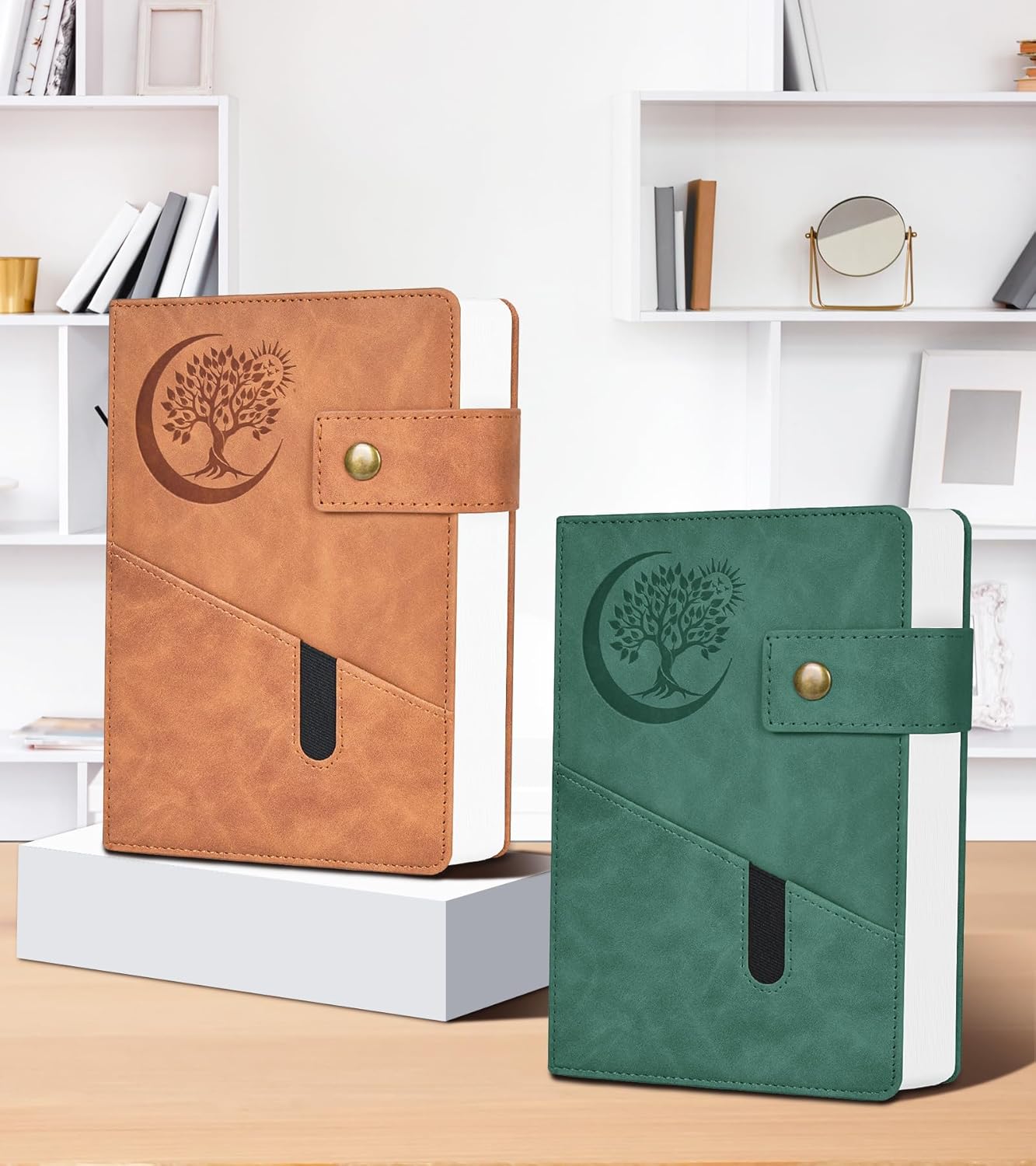 365 Page Thick Lined Journal Notebook for Men Women, B5 Large Leather Journals for Writing, Hardcover Notebooks for Work, School, Note Taking, Business, Travel Diary, College Ruled 7.6" x 10"