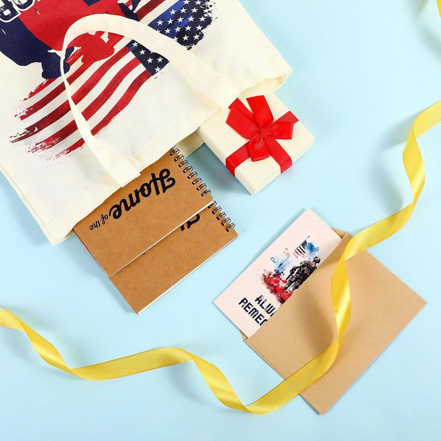 6 Pack Veteran Gifts Veteran Blank Notebook Home of the Free Because of the Brave A5 Spiral Notebook Journal 100gsm Thick Blank Paper & Hard Kraft Cover for US Army Military Men Grandpa