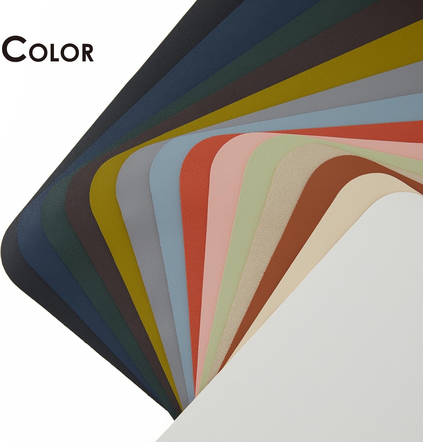 Compact Leather Desk Mat - Small Non-Slip PU Desk Pad for Office and Home - Desk Organization and Accessories - Ideal for Large Mouse Pad and Small Desk Mats on Top of Desks (Purple,23.6"x 11.8")