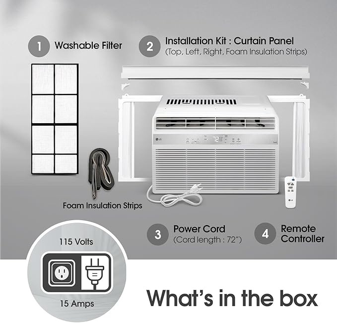 LG 10,000 BTU Wi-Fi Enabled Window Air Conditioner