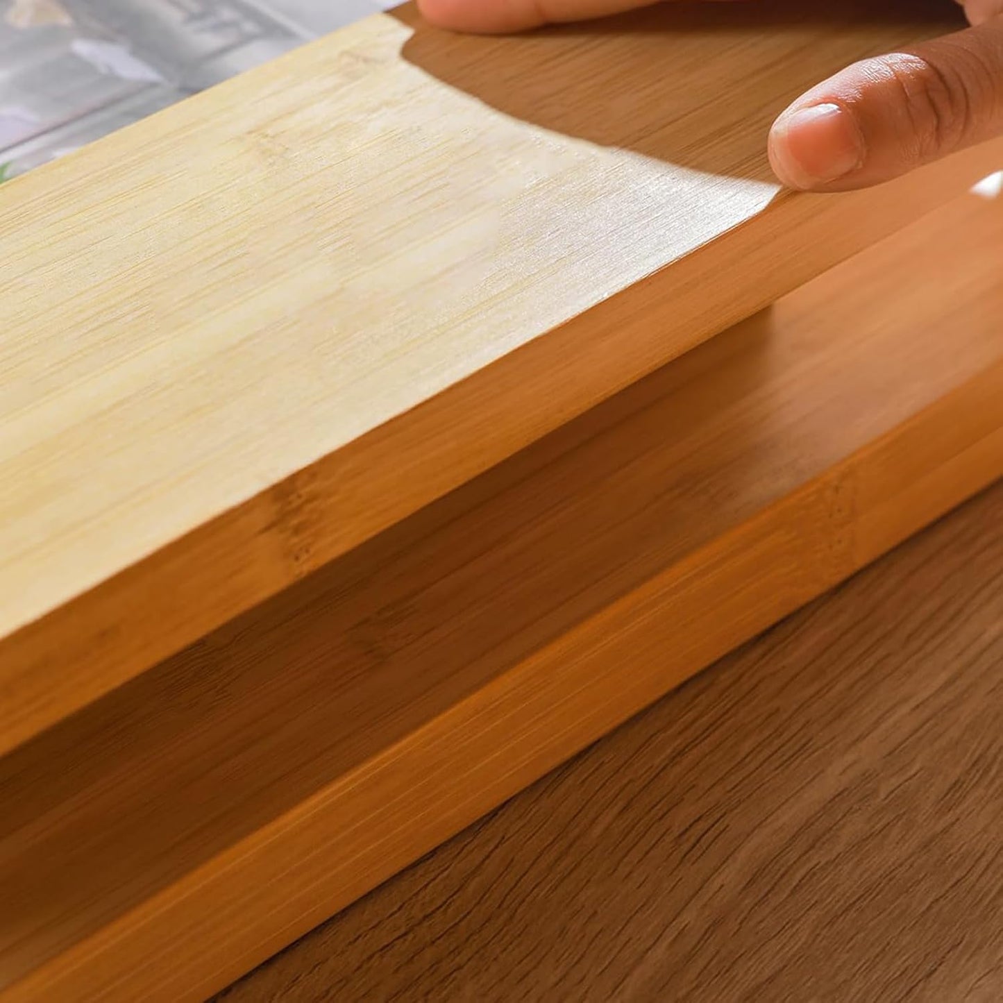 Book Press - Bamboo Wood Bookbinding Press for Craft Enthusiasts - Anti-Slip Mat, Portable & Handmade Book Binding Tool (Book Press)