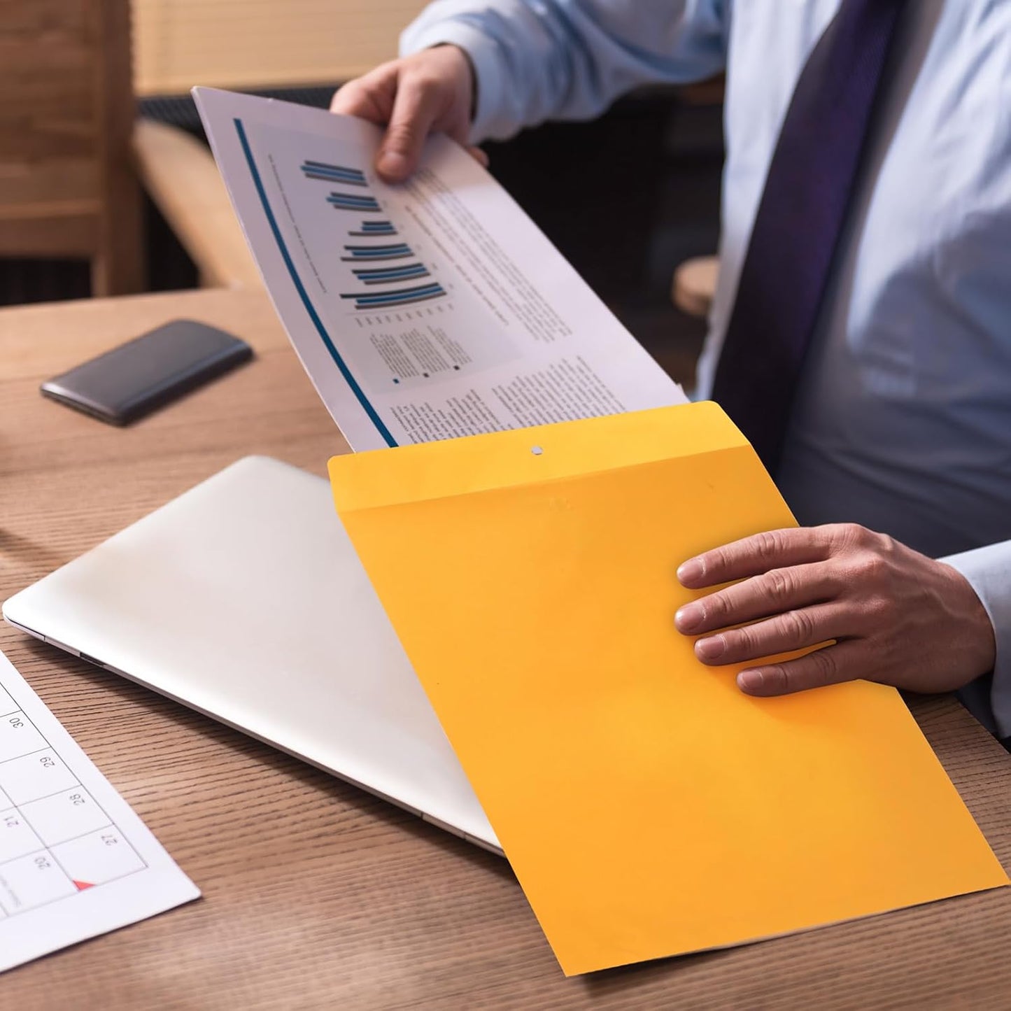 50 Pcs 12 x 15 Inch Extra Large Mailing Clasp Envelopes Jumbo Kraft Catalog Manila Envelope with Clasp Closure for Oversized Big Documents Office Home Business Legal School Storing Mailing