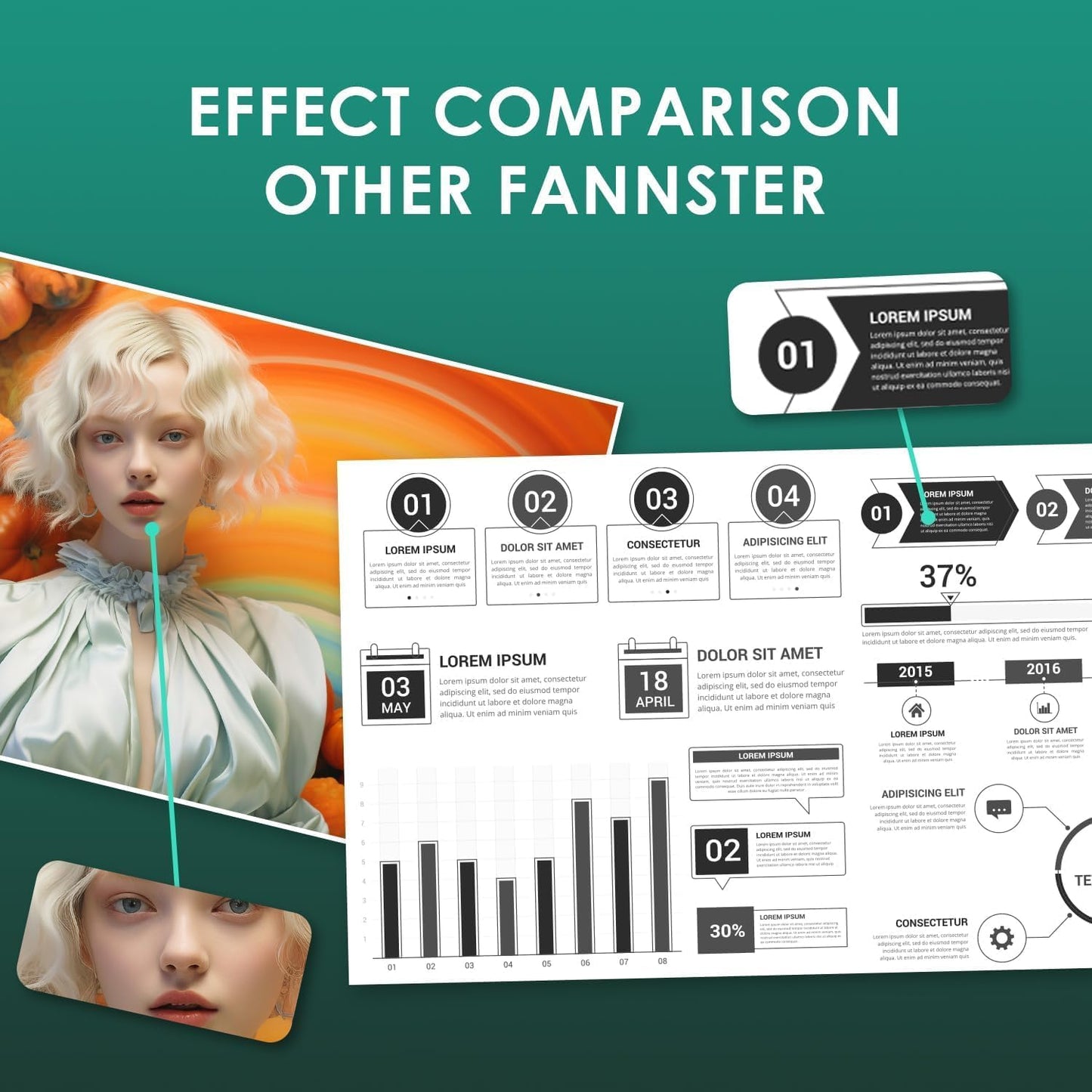 67XL Ink Cartridges Black Color Combo Pack Replacement for Ink 67 67XL 67XXL DeskJet 2755e 2755 2700e 2700 2734e 4155e Envy 6055e 6400 6000 Envy Pro 6458 Printer(1 Black and 1 Color)