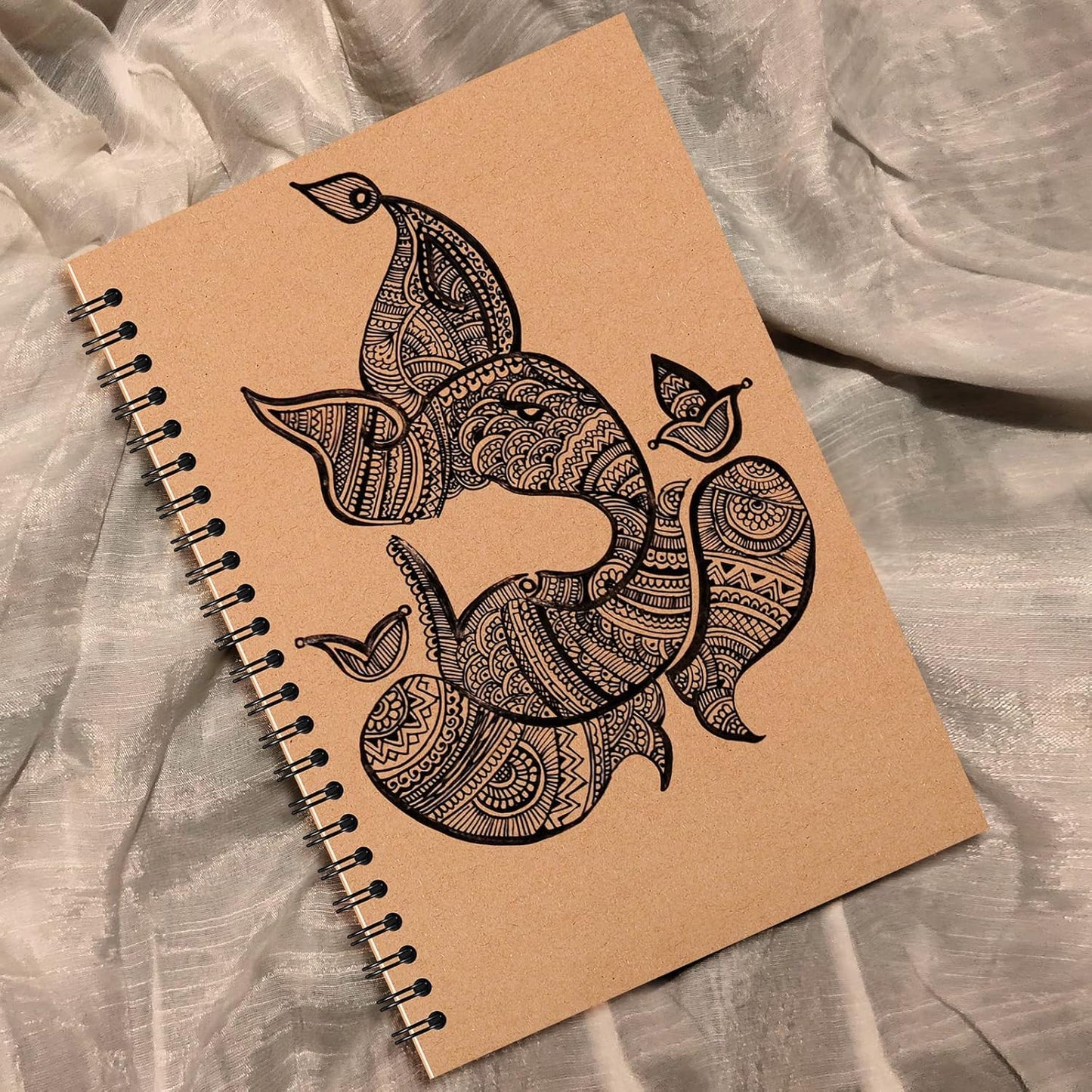 48 Pcs A5 Spiral Notebooks Journal with Kraft Cover, 5x8 Inches, Ruled Lined Paper, for Work, Sketches, Study, Notes Taking, Gifts, Brown (48 PCS(Lined))