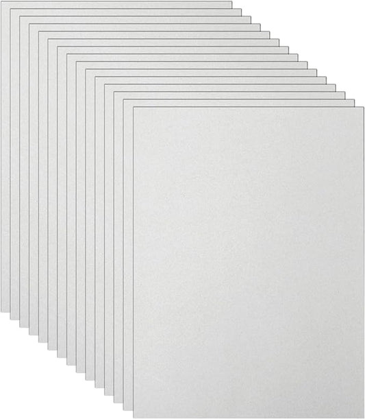 100 Sheets Grey Cardstock 8.5 x 11 Certificate Paper, 75lb Gray Card Stock Printer Paper for Wedding, Crafting, Memus, Making Cards,Invitations