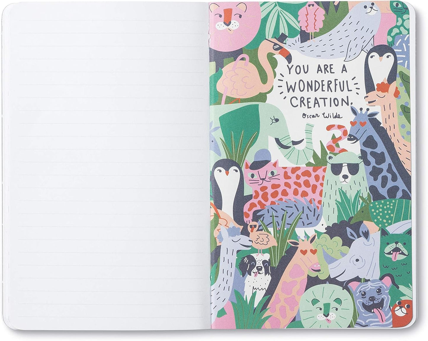 Compendium Softcover Journal - You Are Weird, Unique, and Wildly Perfect. – A Write Now Journal with 128 Lined Pages, 5″W x 8″H