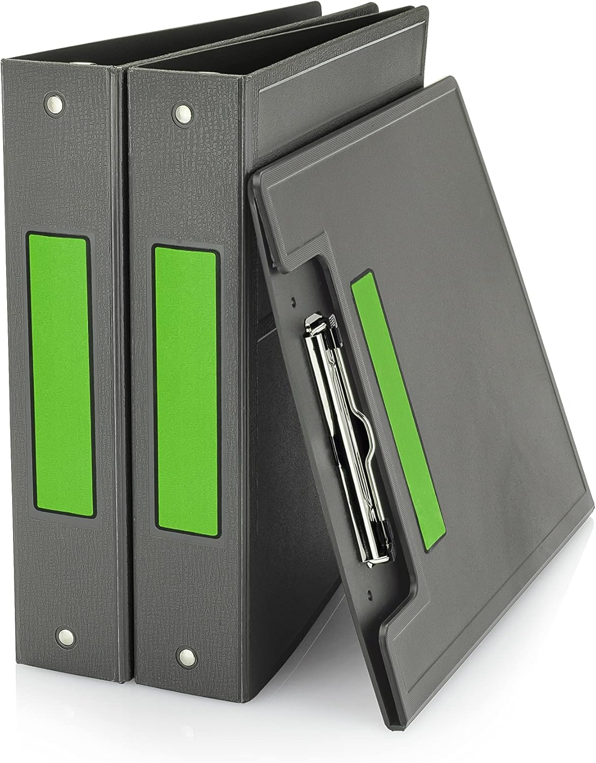 Carstens Adhesive Sticker Labels, 5 3/8” x 1 3/8”, Binder Labels for 1.5” – 4” Ring Binder Spines, Green, Roll of 200