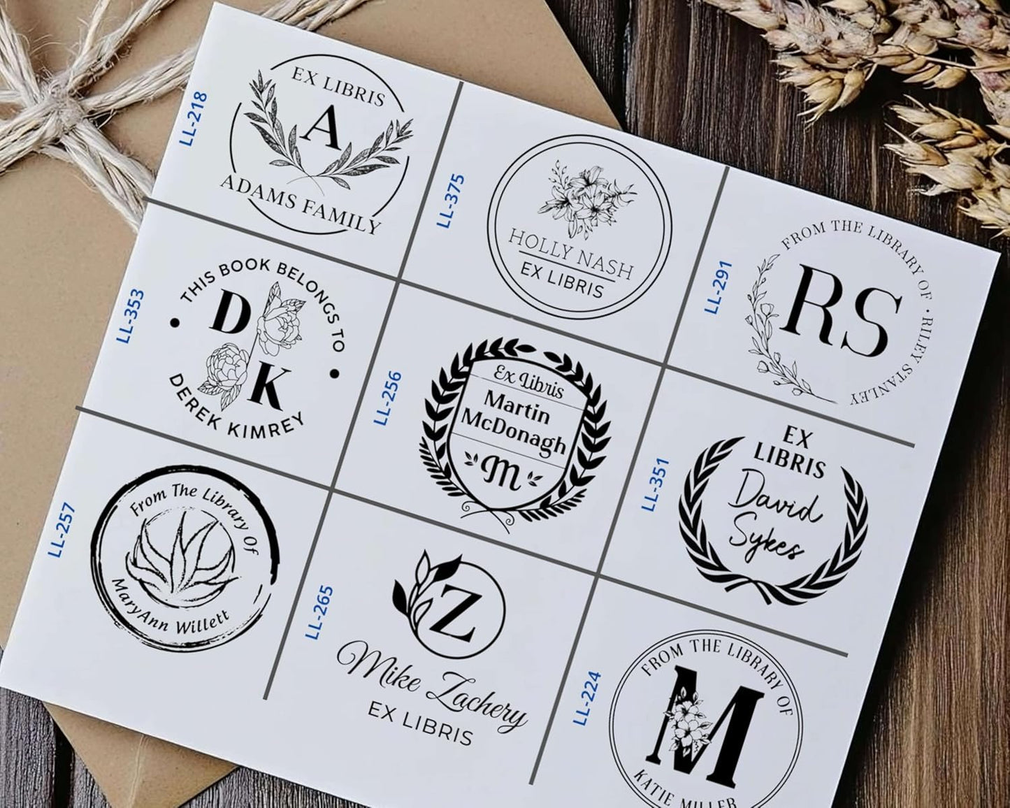 Book Stamp Personalized Embosser Custom Book Stamp - Personalized Embosser for Book Lovers