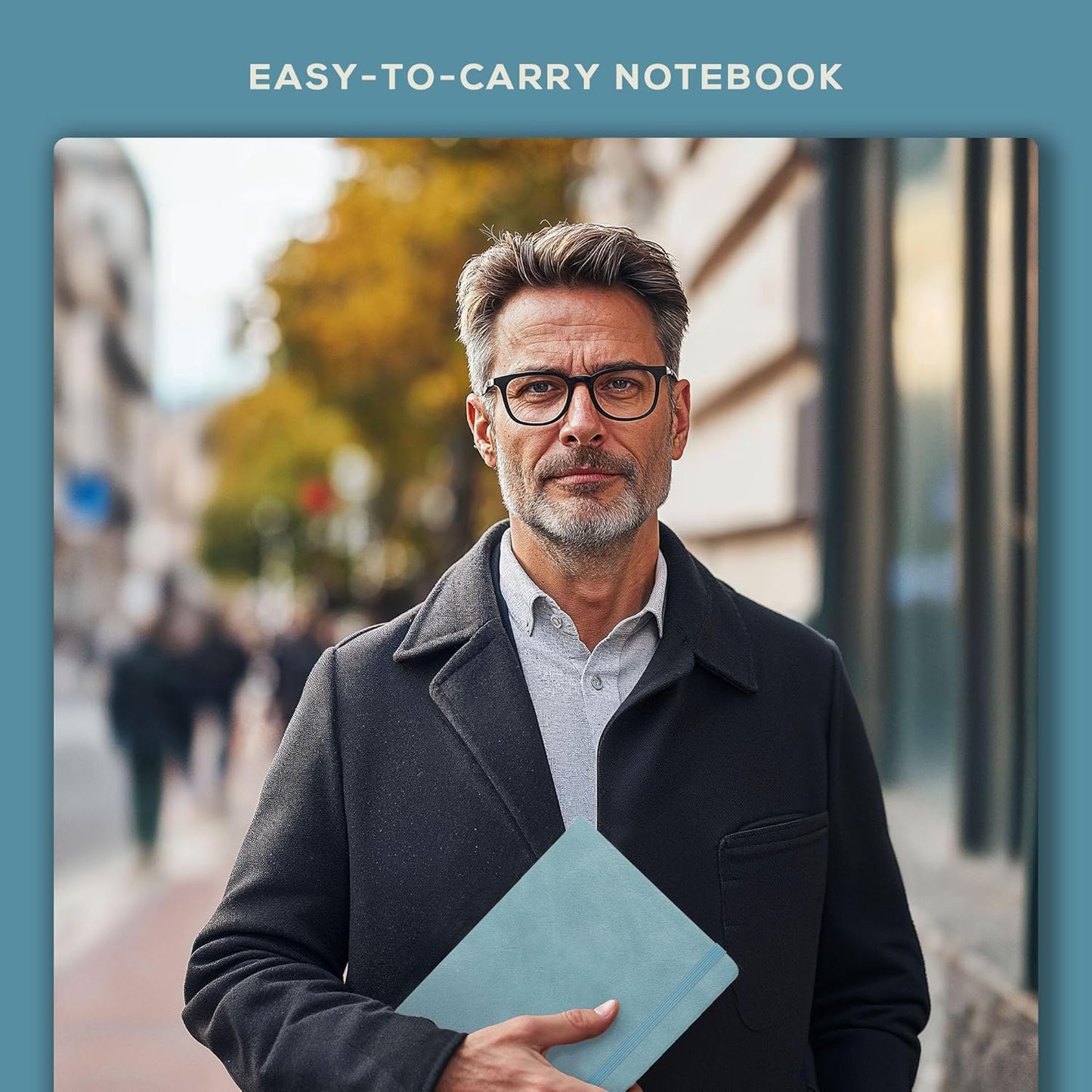 BEECHMORE BOOKS Lined Journal Notebook, 5.8 x 8.3 inch, A5 160 Lined Pages, Hardcover Leather Journals for Women, Men, Writing and Notebooks for Work - 120 GSM Thick Paper, Gifts Box Included