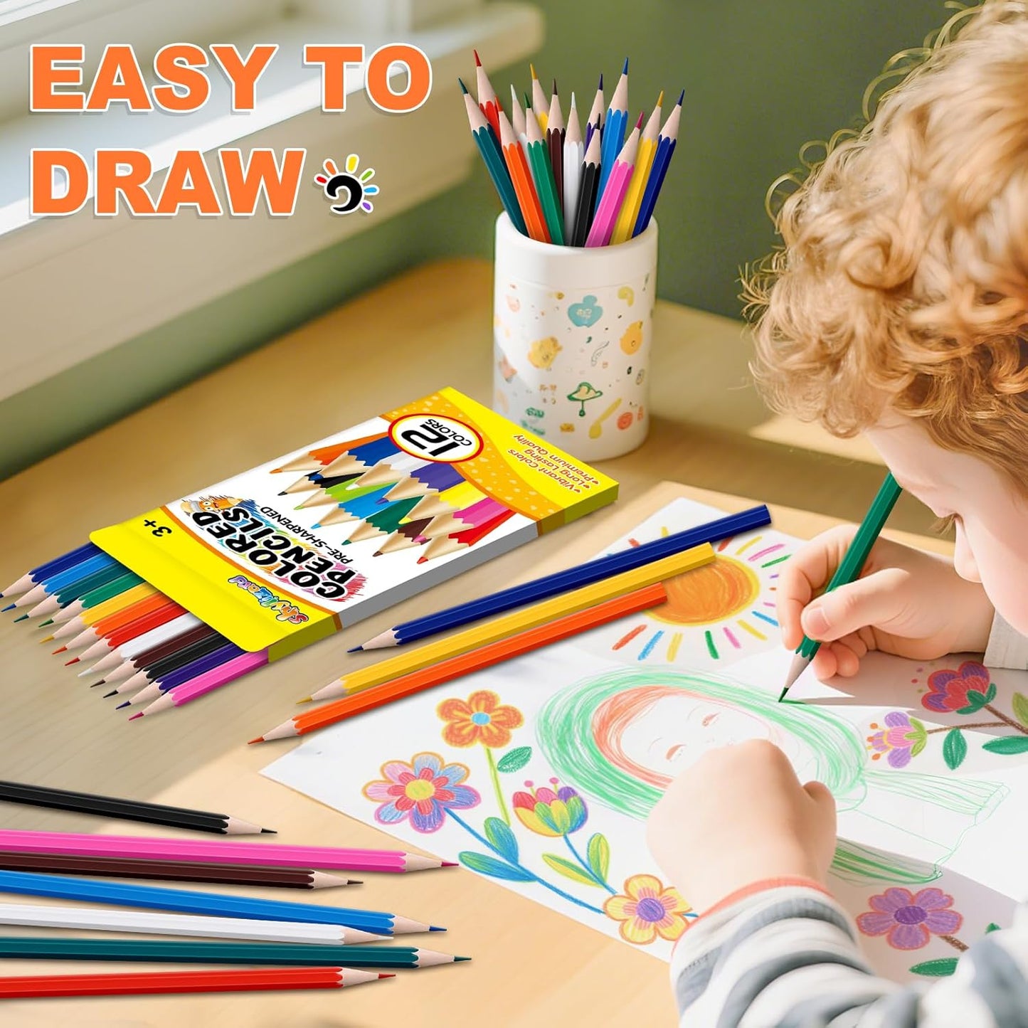 Colored Pencils Bulk 432 Count, Pre-Sharpened Color Pencils for Kids and Adults, 32 Packs Color Pencil Set 12 Colors, Bulk Art Supplies for Teachers, Back to School Supplies, Classroom Prizes