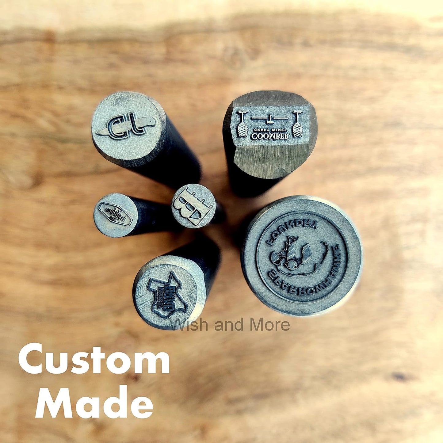 Custom Metal Stamp for Metal Stamping Punch Tool Kit, Personalized Metal Hand Stamp, Jewelry Punch Stamp, Stamps for Business Branding Logo Marking, Metal Stamping Tools for Business Branding