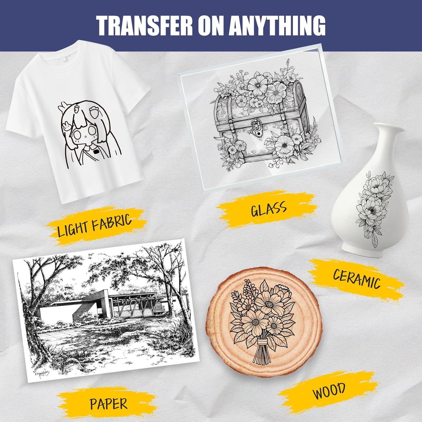 120 Sheets 8.5”x 11” Tracing Paper for Drawing Pad Book Sketchbook Coloring Painting, 25 lb/41gsm, Loose Translucent Vellum Paper Trace Tracing Paper for Sketching, Overlaying