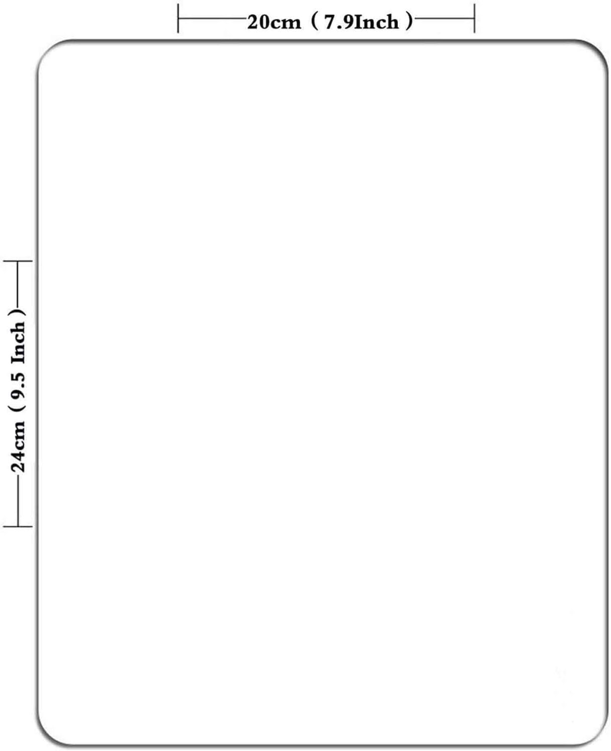 Calendar Mouse Pad, 2026 Blue Calendar Vertical Edition Gaming Mouse Mat with Custom Design, Non-Slip Rubber Base MousePads for Office Home Laptop Travel, 9.5"x7.9"x0.12" Inch