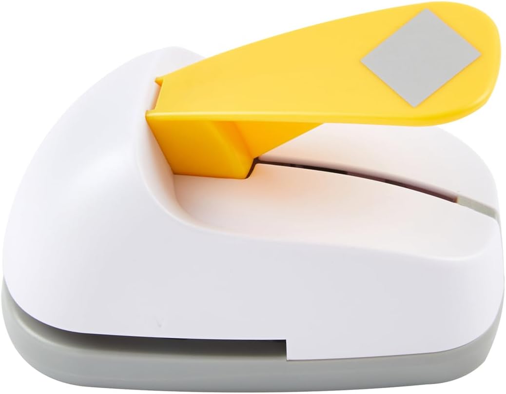 Craft Lever Punch 2 inch Rhombus Paper Punch Professional Tool for Paper Crafting DIY Projects，Gifts，Stationery，Education，Greeting Cards Arts Fun Projects