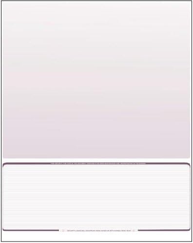 Compuchecks 2500 Blank Checks on Bottom Stock Paper, Compatible with QuickBooks and VersaCheck, Burgundy Pinstripe, Print Easy, Secure Computer Laser Checks for Business, Payroll or Personal Use