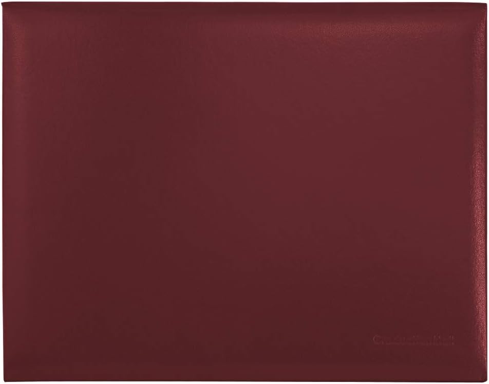 GraduationMall 8.5"x11" Smooth Padded Diploma Cover Certificate Holder Maroon,1-Pack