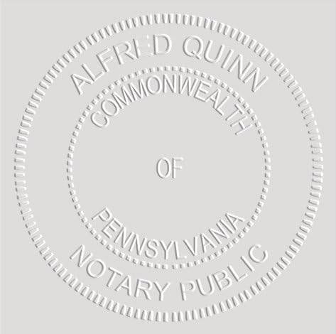 MaxMark Notary Seal Round Embosser for Pennsylvania State - Includes Gold Burst Seal Labels (50 Count)