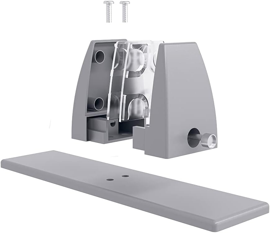 Freestanding Acoustic Desk Divider with Mount | Eco-Friendly Privacy Screen Panel | Noise Reducing Desk Partition | Tackboard Option & Easy to Install | Made from Recycled Plastic | Purple - 18" X 47"