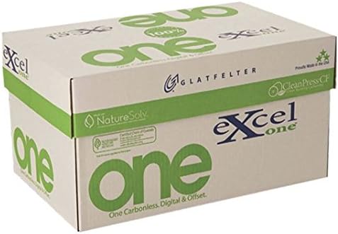 8.5 x 11 Excel One Carbonless Paper 2- Part Reverse (Bright White/Canary), 1500 Sets, 3000 Sheets, (6 REAMS)