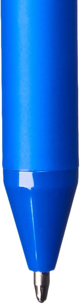 Amazon Basics Retractable Ballpoint Pens, Smooth Writing, Blue, 12-Pack