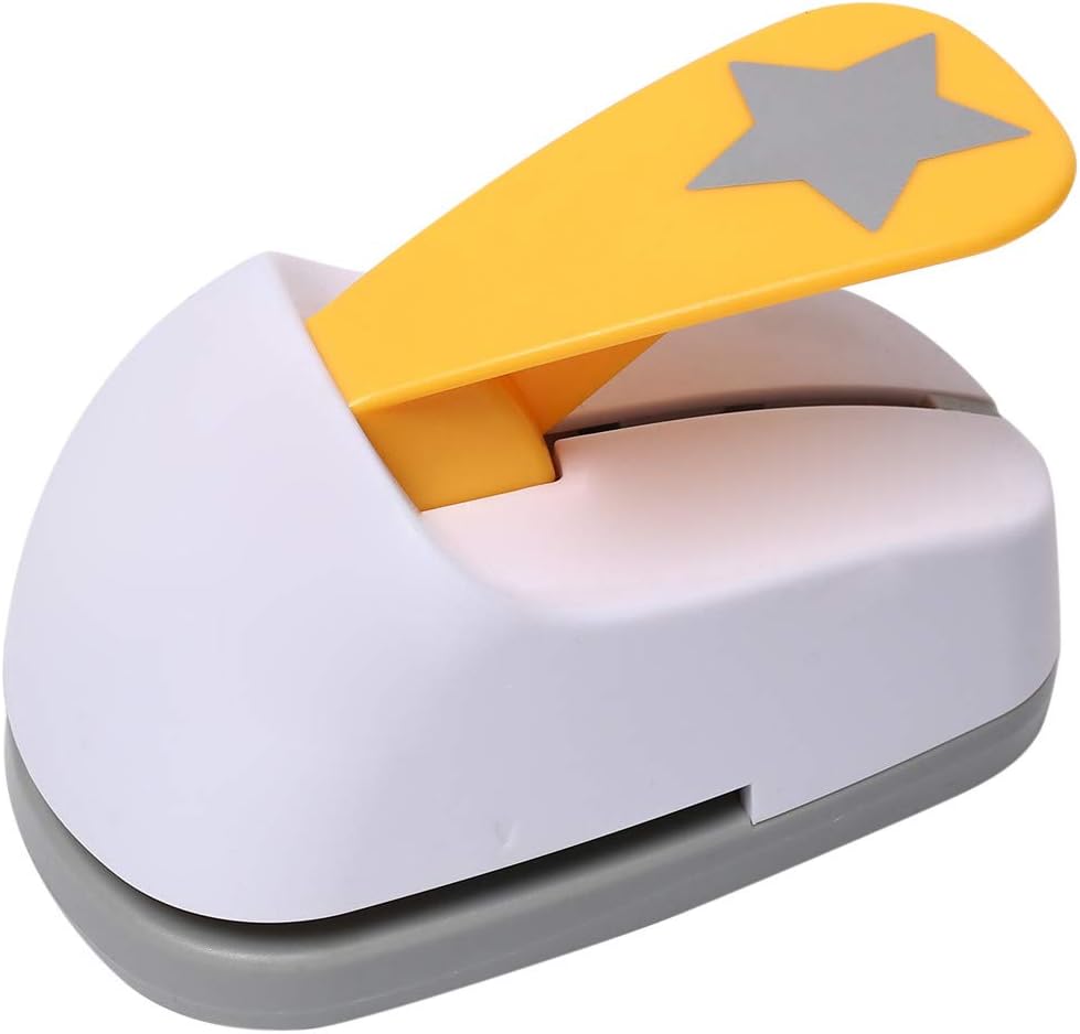 Craft Lever Punch 2 inch Star Paper Punch Five Point Star Professional Tool for Paper Crafting DIY Projects，Gifts，Stationery，Education，Greeting Cards Arts Fun Projects