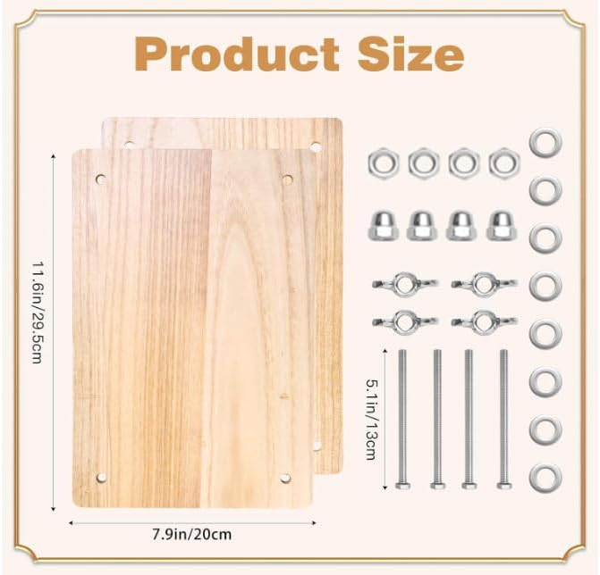 Book Press, Wooden Book Press Bookbinding, Portable Binding Press for Bookbinding, Binding Supplies for DIY Bookbinding Easy Assemble