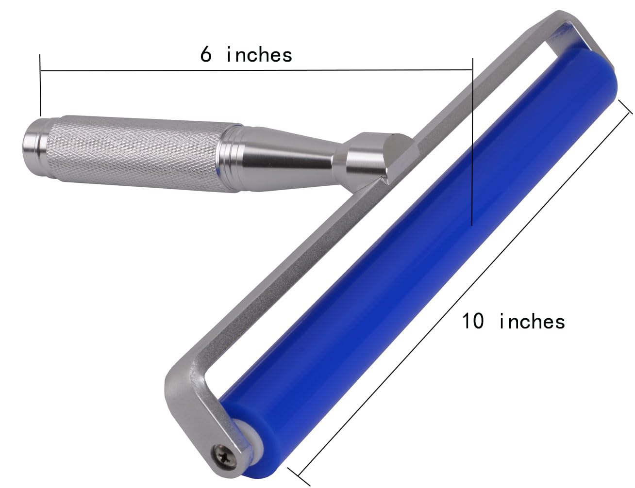 4-20 inch Glue Silicone Rubber Pasting Tacky Soft Roller Record Cleaner Squeegee Wheel Anti-Static Sticky Dust Collection for Film Application Craft Project Particle Remove Electronic Industry (10")