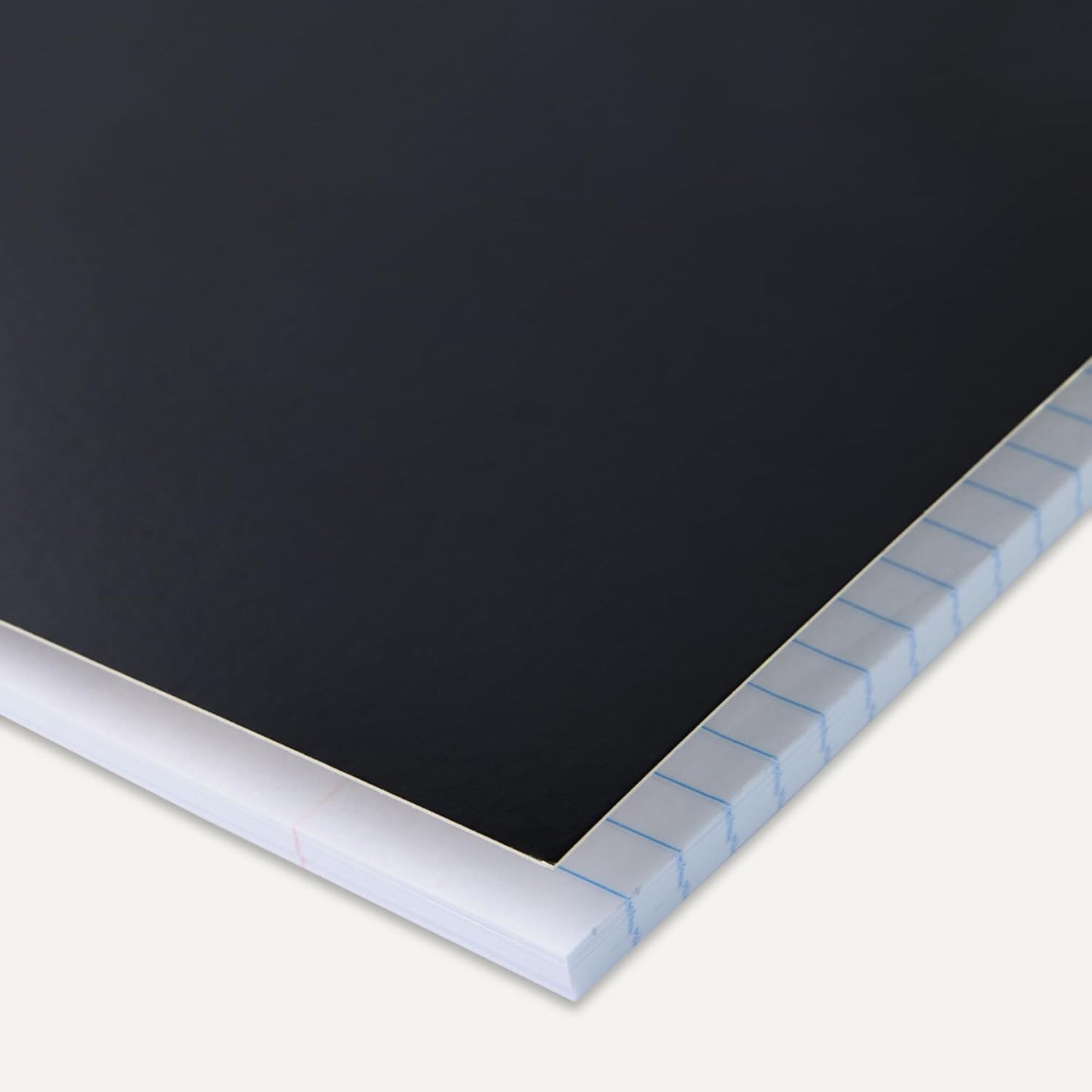 Amazon Basics Wide Ruled Spiral Notebook, 70 Sheets, 8" x 10-1/2", Black, 2 pack