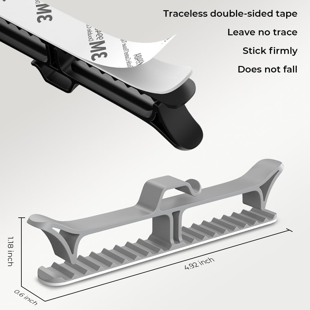 Cord Organizer | Organization and Storage for Kitchen Appliances,Cord Keeper,Cord Wrapper,Cord Holder for Air Fryer,Coffee Maker,Blender,Toaster-8Pcs (grey)