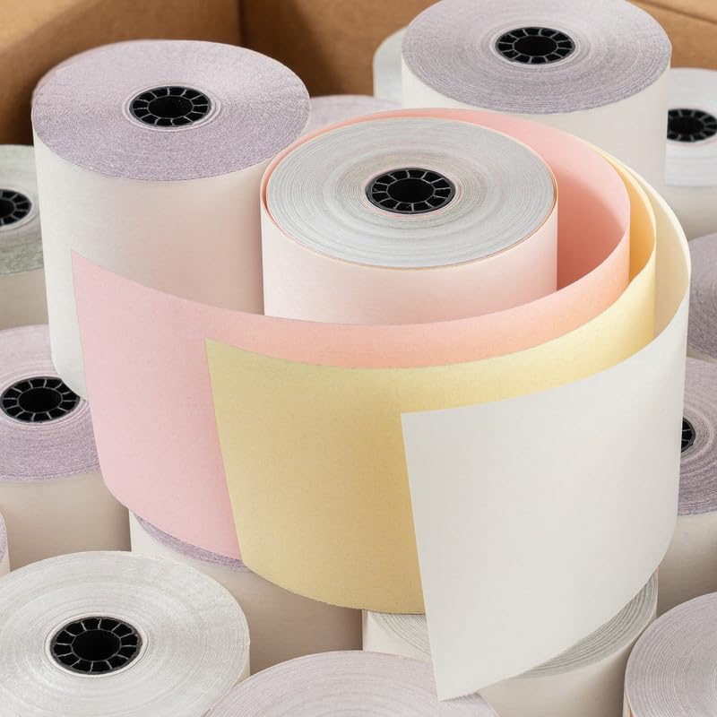 3” x 65’ 3-ply Carbonless, 30 Rolls, Compatible with Star SP700 TMU 220 SP200 Series SP300 Series, M119 Series TM-U200 Series TM-U300 Series, and More
