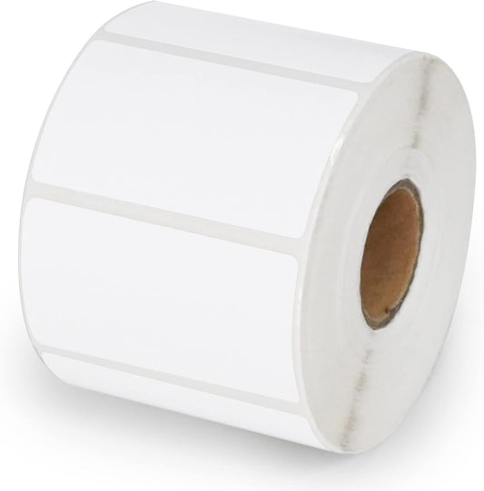 ESSENTIAL 2.25"x 1.25" (57mm ×32mm) White Direct Thermal Barcode Labels, Shipping Labels, Compatible with Zebra & Rollo Label Printer, 1000 Labels of Roll (1 Roll)