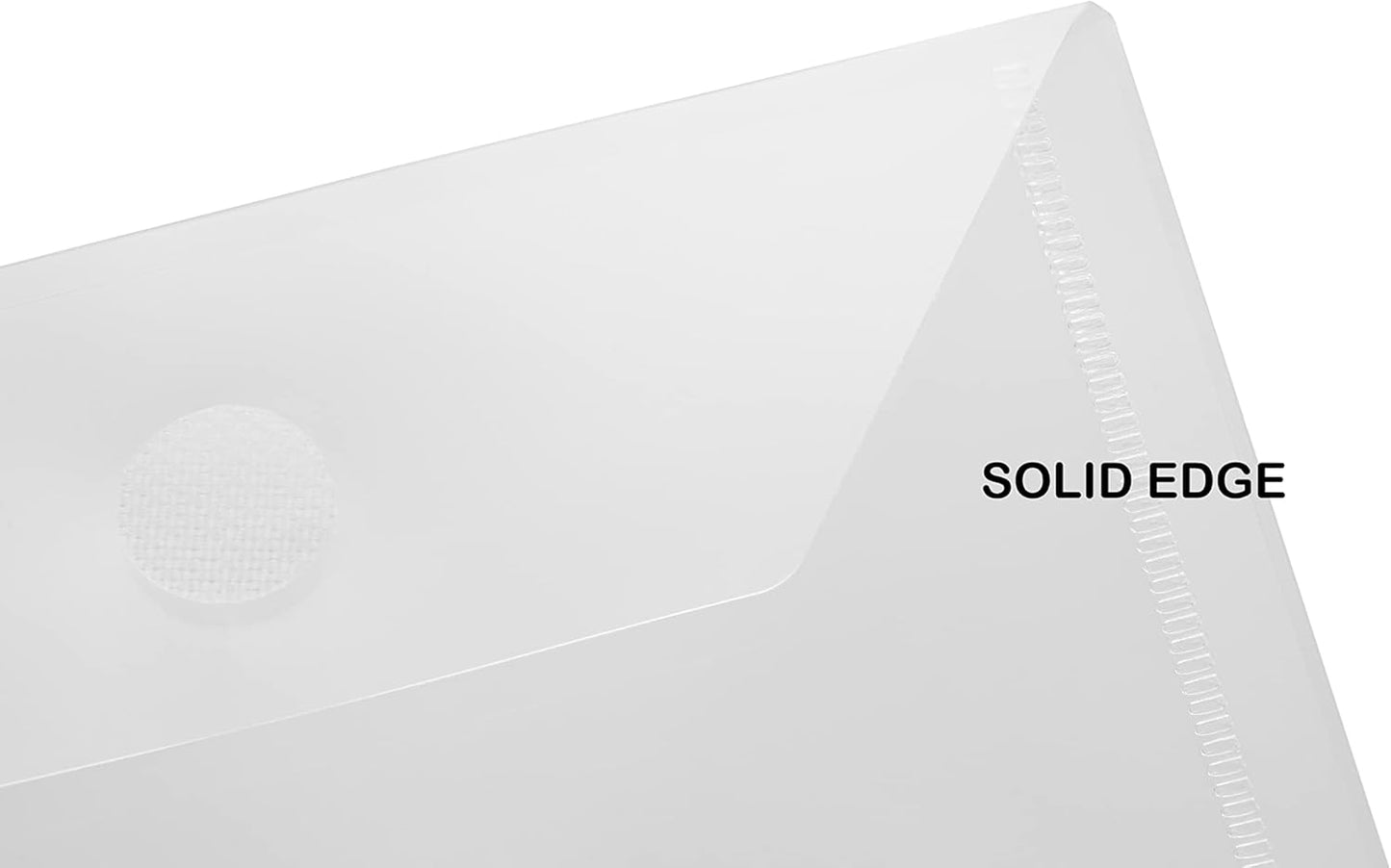 3x5 Plastic Envelopes Hook Loop Closure Coupon Receipt Storage Holder 10 Pack (10 pack)