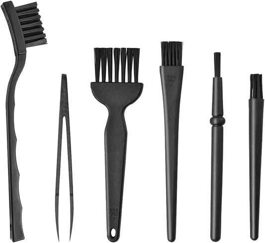 ELANE 6 Pcs Small Cleaning Brushes for Tight Spaces,Brushes for Cleaning Brush for Electronics,Brush for Cleaning Small Objects