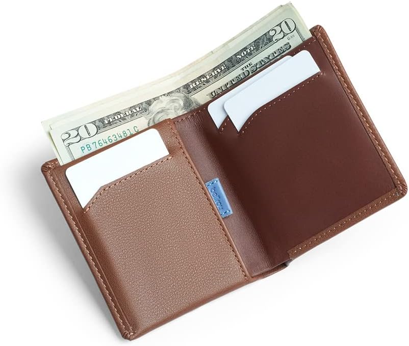 Bellroy Note Wallet (Slim Leather Bifold Design, RFID Blocking, Holds 4-11 Cards, Coin Pouch, Flat Note Section)