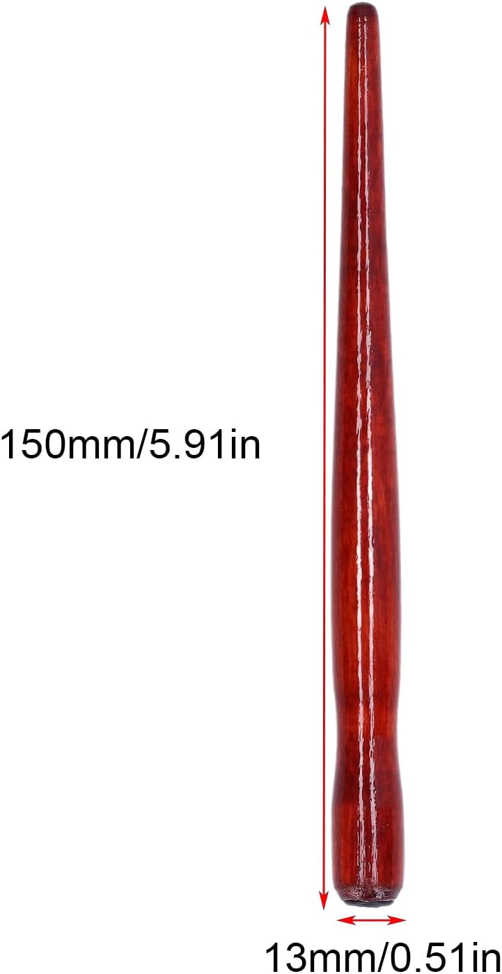 5PCS Dip Pen Nib Holder, 150mm/5.91in Sandalwood Mahogany Color Calligraphy Nibs Holder for Writing and Drawing