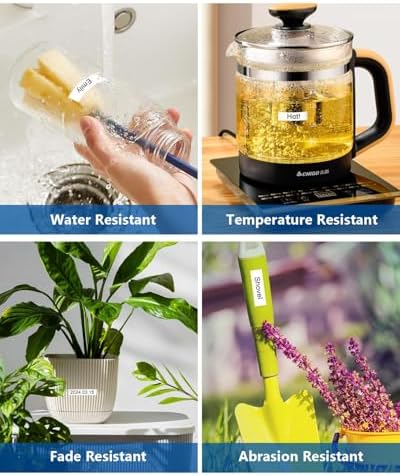 TZe-221 Tape 9mm 0.35 Laminated White Compatible for TZe221 TZ221 Tape Refills for P Touch PT-H110 D200 D210 D220 D400 D600 PT-1890 Label Maker (Black on White, 3-Pack)