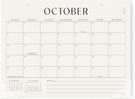 Jotsome Desk Calendar 2025-2026, Desk Pad Calendar From Now to December 2026 14x10.5 inch, Desk Blotter Calendar for Home and Office, Easy Planning