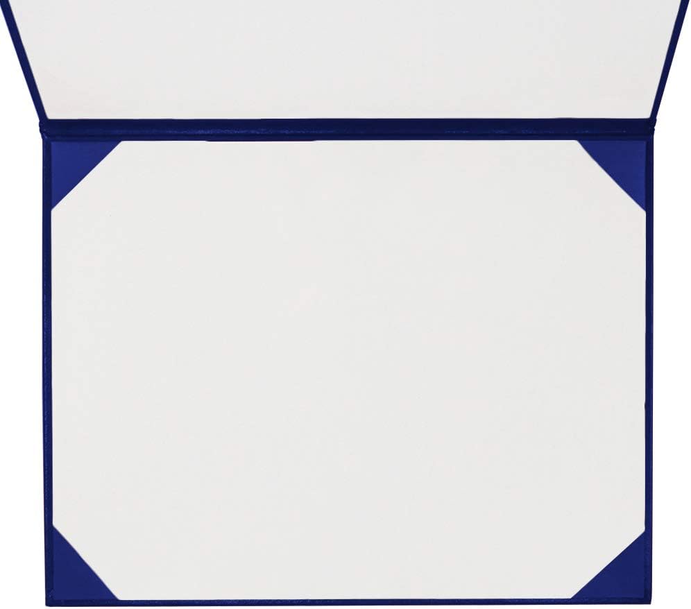 GraduationMall 8.5"x11" Smooth Padded Diploma Cover Certificate Holder Royal,1-Pack