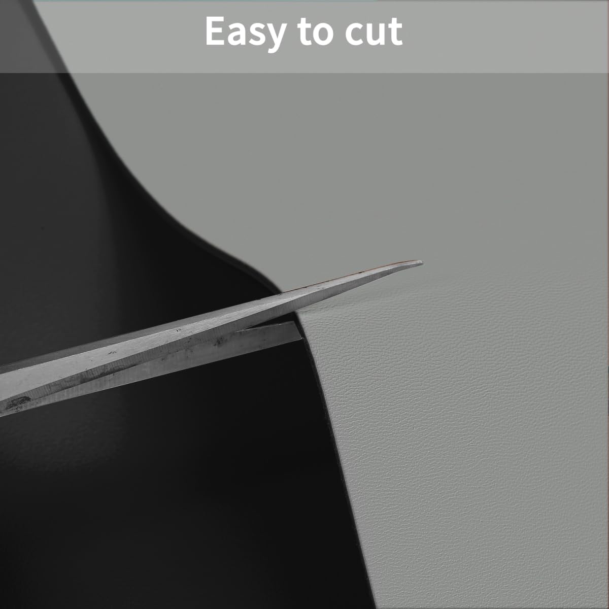 Desk Cover - 12x45 Inch Waterproof Easy to Clean Can Conceal Flaws Protector The Table Top from Scratches Used for Coffee Table Office Table Dresser(Black+Gray 12x45)